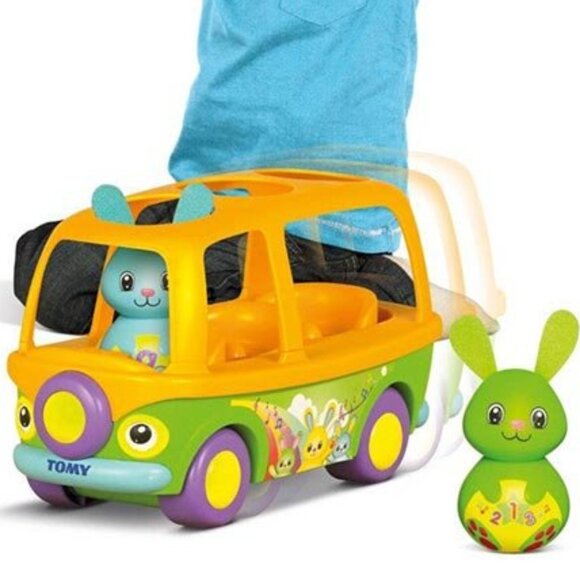 New in Box Tomy  Sing to Learn Bunny Bus-Number, Color and Name for 18 Months + - Picture 4 of 14